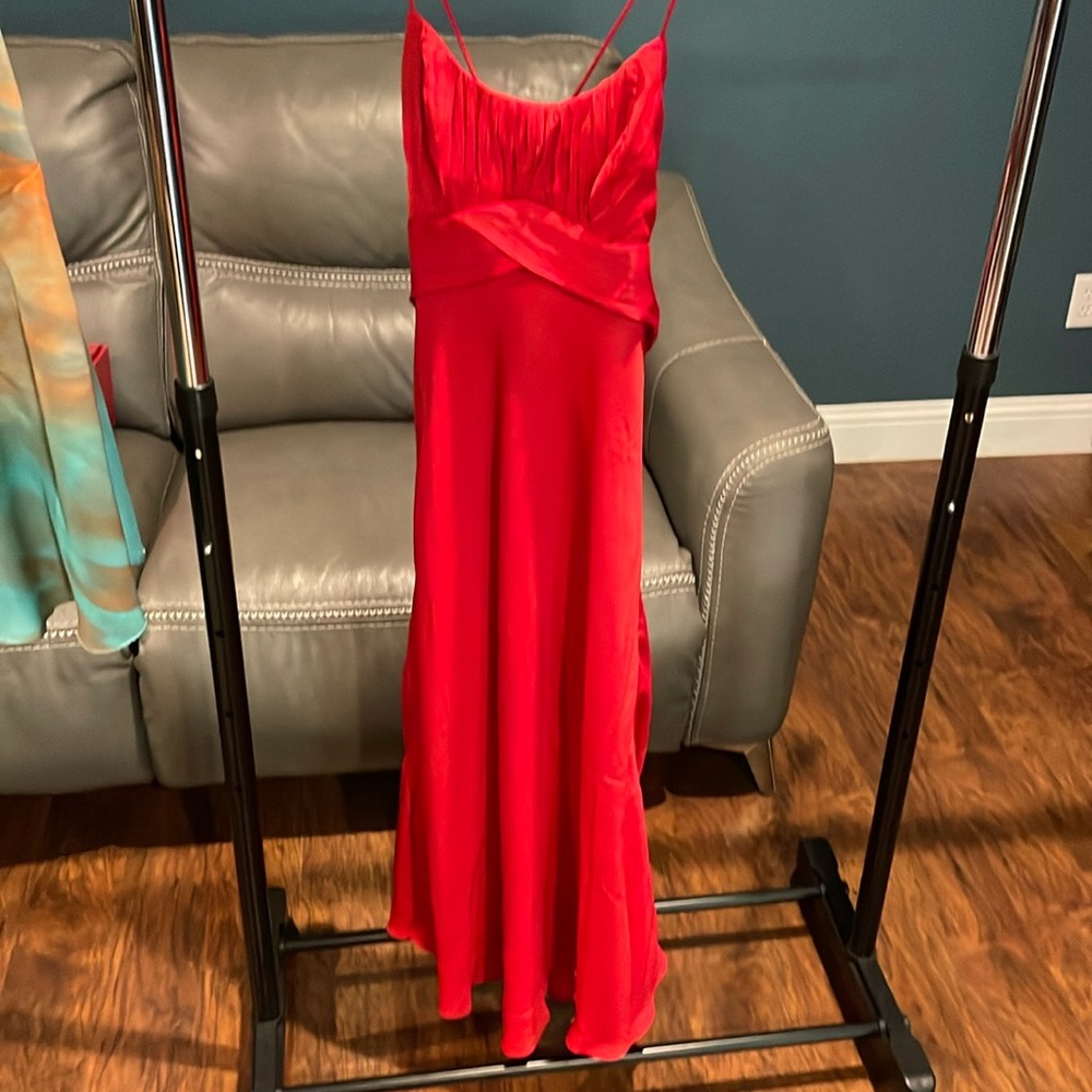 Saints secrets, red evening gown size small New